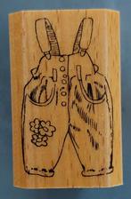 Mariëtte Verhees - Art Stamps - Baby Tuinbroekje, Ophalen of Verzenden, Zo goed als nieuw, Houten stempel