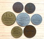 Danzig Polen lot met 7 verschillende munten 1923/1937, Ophalen of Verzenden, Polen