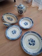 Societe Ceramique Butterflij Servies 6x oa theepot, Antiek en Kunst, Antiek | Servies compleet, Ophalen