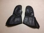 Vintage Leren Motorhandschoenen Jaren 50, Ophalen of Verzenden, Gedragen, Zwart, Effen