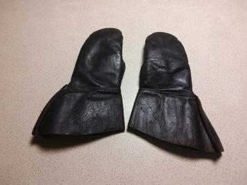 Vintage Leren Motorhandschoenen Jaren 50 beschikbaar voor biedingen
