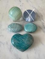 Set van 4 stenen/mineralen - palmstenen/hart/bol, Ophalen of Verzenden, Mineraal