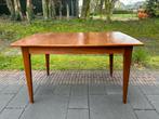 Midcentury eettafel, Huis en Inrichting, Tafels | Eettafels, 50 tot 100 cm, Rechthoekig, Ophalen, Vijf personen of meer