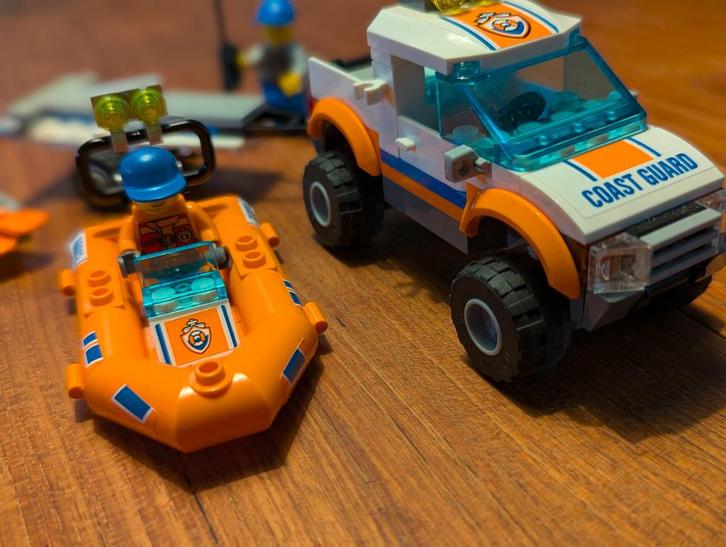 Lego City 60012 4x4 & Duikersboot, Kinderen en Baby's, Speelgoed | Duplo en Lego, Zo goed als nieuw, Lego, Complete set, Ophalen of Verzenden