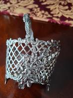 Zilveren Bonbonschaaltje met Hengsel, Antiek en Kunst, Ophalen of Verzenden