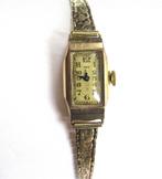 Vintage Eria Swiss made mechanisch horloge van de 30 jaren., Ophalen of Verzenden, Gebruikt, Staal, Overige merken