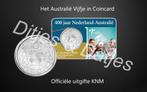 Australie Vijfje in coincard KNM - 5 euro herdenkingsmunt, Ophalen of Verzenden, Koningin Beatrix, Euro's