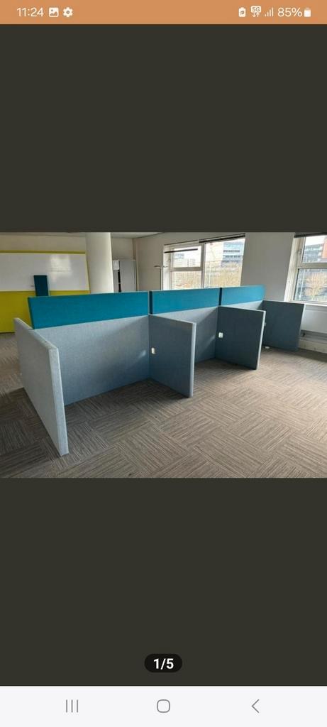 Akoestische panelen voor geluiddemping op kantoor, Huis en Inrichting, Kasten | Lockerkasten, Zo goed als nieuw, Ophalen
