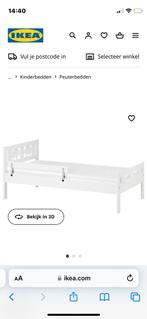 Te koop, IKEA kinderbed., 140 tot 160 cm, Gebruikt, Matras, 70 tot 85 cm