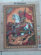 Cado voorbedrukt borduurstramien st. George  1801, Hobby en Vrije tijd, Borduren en Borduurmachines, Ophalen of Verzenden, Nieuw