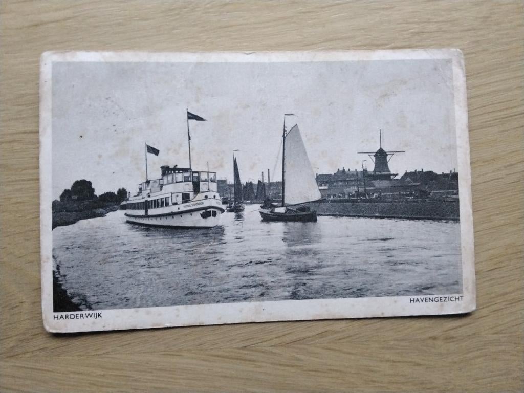 Harderwijk, Havengezicht., Verzenden, 1940 tot 1960, Gelopen, Gelderland