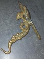 Oude Koperen/messing wandhaak, Ophalen, Koper