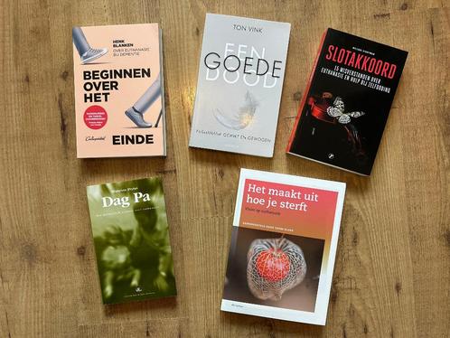 5 boeken over div. aspecten van euthanasie (gloednieuw), Boeken, Overige Boeken, Nieuw, Ophalen of Verzenden