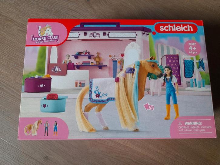 Nieuw in doos Schleich paardenbox feestdagen tip 42587, Verzamelen, Speelgoed, Nieuw, Ophalen of Verzenden