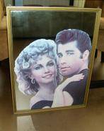 Vintage Grease Spiegel John Travolta en Olivia Newton-John, Ophalen of Verzenden, Gebruikt, Film, Overige typen