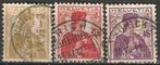 Zwitserland serie 114 - 116 O. ADV. no.8 T., Postzegels en Munten, Postzegels | Europa | Zwitserland, Verzenden, Gestempeld
