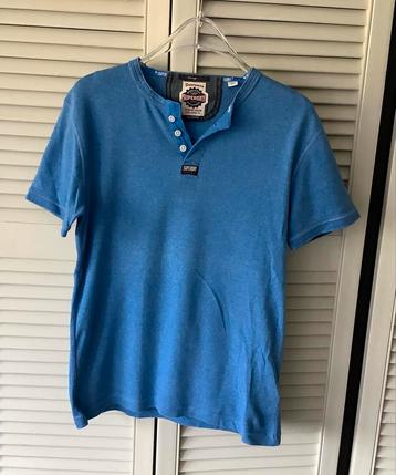 Superdry Blauw T-shirt Maat M beschikbaar voor biedingen