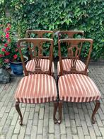 Vier noten eetkamerstoelen, Antiek en Kunst, Ophalen