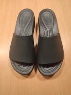 Zwarte Crocs Slippers - Maat 7, Zwart, Ophalen of Verzenden, Zo goed als nieuw, Crocs