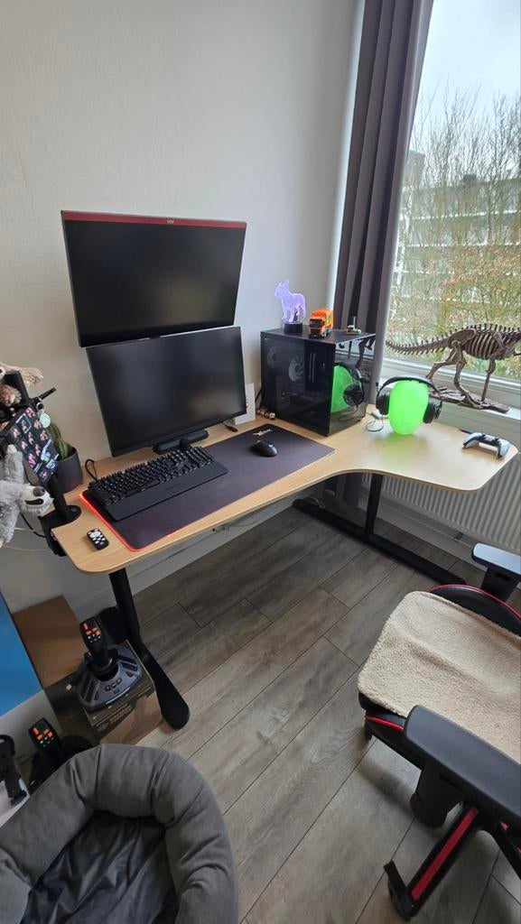 IKEA Bekant hoekbureau 160x110, Ophalen, Zo goed als nieuw