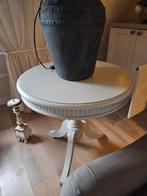 Bijzettafel, Huis en Inrichting, Tafels | Bijzettafels, 45 tot 60 cm, Minder dan 55 cm, Rond, Ophalen of Verzenden