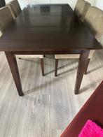 Mooie kersenhouten eettafel van 2 -2.85 meter!, Ophalen, 200 cm of meer, 50 tot 100 cm, Zo goed als nieuw