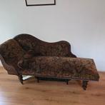 Antieke chaise longue / sofa, Hout, Gebruikt, Eenpersoons, 75 tot 100 cm
