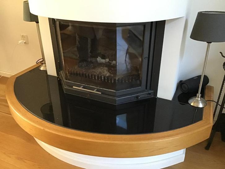 Barbas Inbouwhaard met schuifdeur en ventilator, Huis en Inrichting, Haarden, Gebruikt, Houthaard, Ophalen