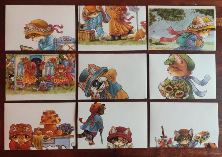 FunVelope Envelop Tellen met Molly 9 stuks, Hobby en Vrije tijd, Kaarten | Zelfgemaakt, Nieuw, Overige thema's, Ophalen of Verzenden