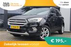 Ford Kuga 1.5 Titanium + KEYLESS + HALF LEER + € 11.800,00, Auto's, Ford, 1498 cc, 4 cilinders, Leder en Stof, Zwart