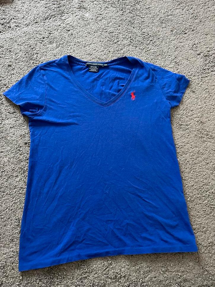 Polo Ralph Lauren T-shirt Maat S, Kleding | Dames, T-shirts, Zo goed als nieuw, Maat 36 (S), Blauw, Korte mouw, Ophalen of Verzenden