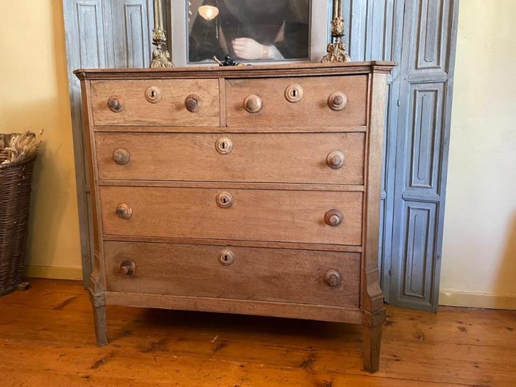 19e eeuwse Ladenkast Commode eiken Hollands, Antiek en Kunst, Antiek | Meubels | Kasten, Ophalen