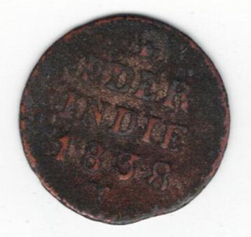 25-2099 Ned. Indie 1 cent 1838J beschikbaar voor biedingen