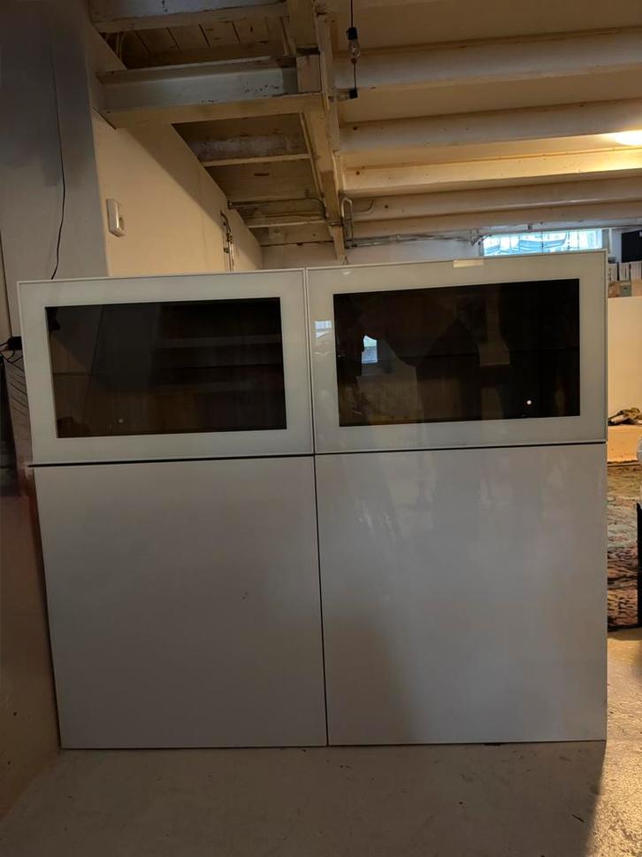 Ikea dressoir kast Besta, Huis en Inrichting, Kasten | Dressoirs, Gebruikt, 100 tot 150 cm, 25 tot 50 cm, Ophalen