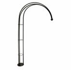 Nieuw! Tuin bloemen pergola 3 stuks metaal, zwart,, Tuin en Terras, Ophalen, 100 cm of meer, Rond, Nieuw
