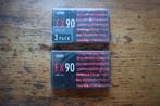 2 Hema lege cassettebandjes FX 90 nieuw in verpakking, Cd's en Dvd's, 2 t/m 25 bandjes, Overige genres, Ophalen of Verzenden, Nieuw in verpakking