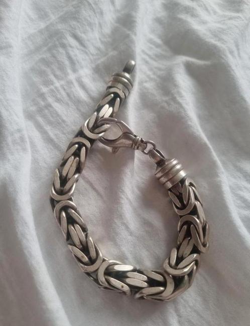 Konings armband, Sieraden, Tassen en Uiterlijk, Armbanden, Zo goed als nieuw, Zilver, Zilver, Ophalen