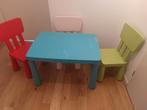Ikea kindertafel met 3 stoelen, Kinderen en Baby's, Ophalen, Gebruikt, Tafel(s) en Stoel(en)