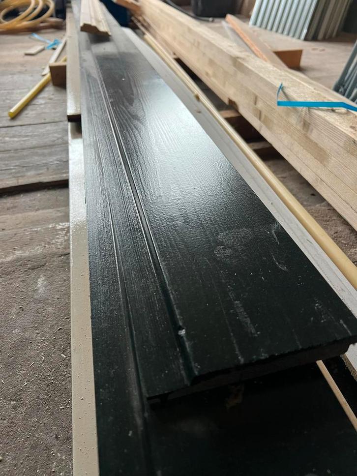 Siberisch Lariks Channelsiding gevelbekleding Planken Groen, Doe-het-zelf en Verbouw, Hout en Planken, Nieuw, Plank, Overige houtsoorten