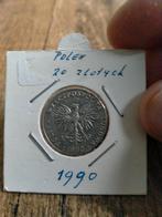Polen 20 Zloty 1990, Postzegels en Munten, Munten | Europa | Niet-Euromunten, Verzenden, Polen, Losse munt