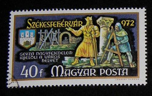 Székesfehérvár Millennium Magyar Posta / Hongarije 1972, Postzegels en Munten, Postzegels | Europa | Hongarije, Gestempeld, Ophalen of Verzenden