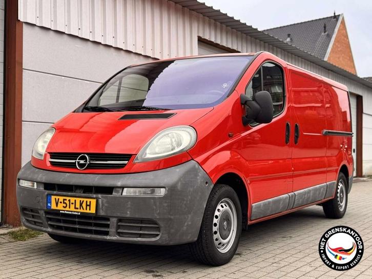 Opel Vivaro 1.9 DTI | LANG | Airco | 64.000KM!!!, Auto's, Bestelauto's, Bedrijf, Opel, Diesel, Handgeschakeld, Geïmporteerd, Rood