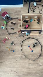 Grote uitgebreide schleich set met paarden veel accessoires, Ophalen of Verzenden, Zo goed als nieuw, Jongen of Meisje