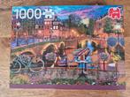 Jumbo puzzel Amsterdamse grachten 1000 stukjes, Ophalen of Verzenden, 500 t/m 1500 stukjes, Zo goed als nieuw, Legpuzzel