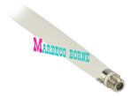 Antenne kabel Plat F-Connector female - F- female 0.20 wit, Nedis, Nieuw, Info@marbeco.nl, Minder dan 2 meter