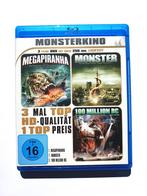 Megapiranha - Monster - 100 Million BC (3 Films), Ophalen of Verzenden, Zo goed als nieuw