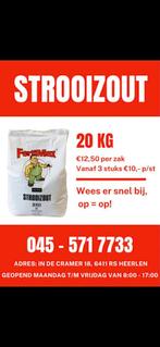 Strooizout 20 KG - OP=OP op halen op locatie, 150 liter of meer, Ophalen of Verzenden, Nieuw