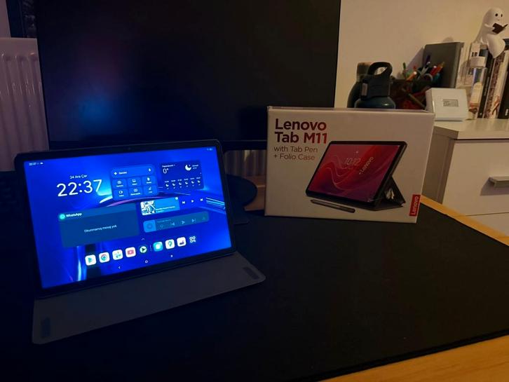 Lenovo Tab M11+Folio and Pen, Computers en Software, Android Tablets, Zo goed als nieuw, Wi-Fi, 11 inch, 64 GB, Gps, Ophalen of Verzenden