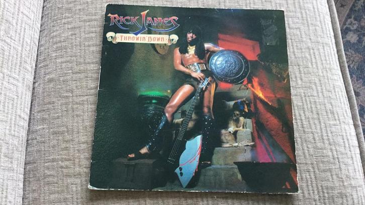 Lp: Rick James - Throwin Down (1982), Cd's en Dvd's, Vinyl | Overige Vinyl, Gebruikt, 12 inch, Ophalen of Verzenden