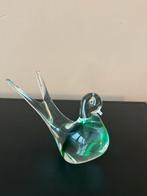 Vogel murano glas Venetië  Vittorino Zane-Amber, Antiek en Kunst, Ophalen of Verzenden